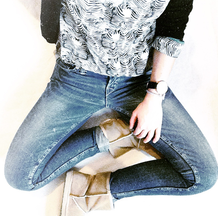 10_look_blog_mode_chemise_soie_monoprix_heimstone_boots_fourrees_roxy