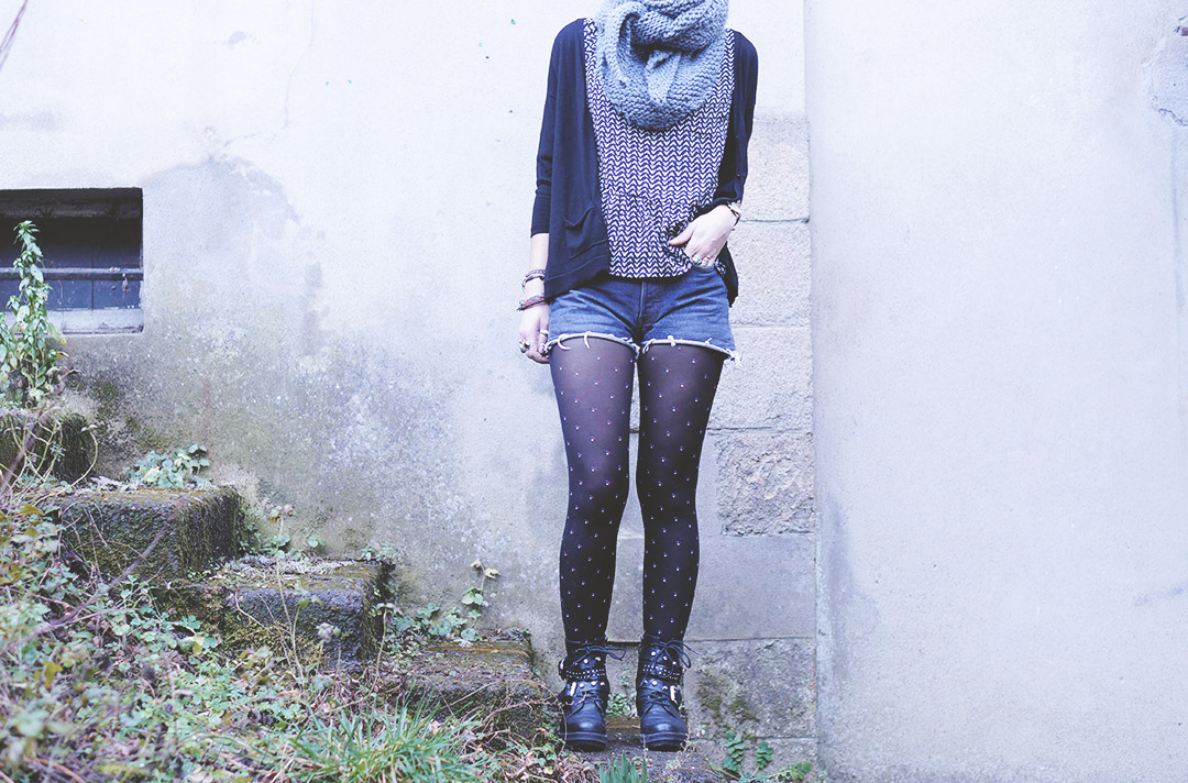 2_look_blog_mode_blouse_peplum_hm_trendy_chale_collants_gambettes_box_ines_fressange